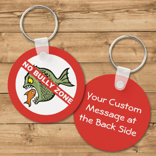 Geen Bully Zone Sleutelhanger