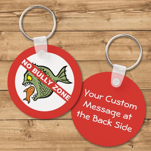 Geen Bully Zone Sleutelhanger