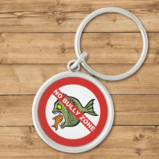 Geen Bully Zone Sleutelhanger