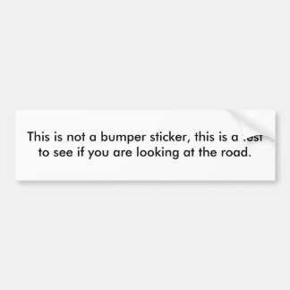 Geen bumpersticker
