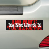 Geen Bumpersticker (Op auto)
