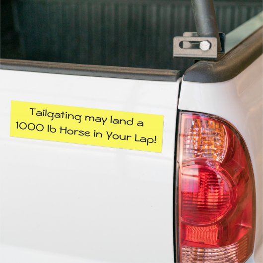 Geen Bumpersticker (Op Truck)