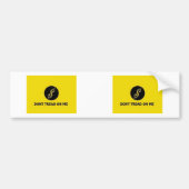 Geen Bumpersticker 2 voor 1 dollar (Voorkant)