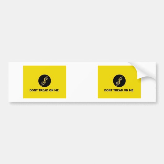 Geen Bumpersticker 2 voor 1 dollar (Voorkant)