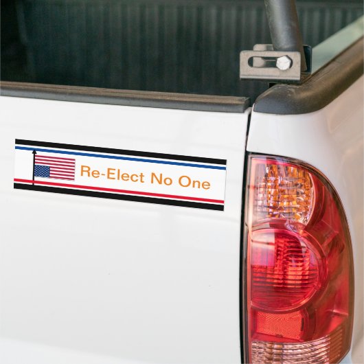 Geen Bumpersticker herkiezen (Op Truck)