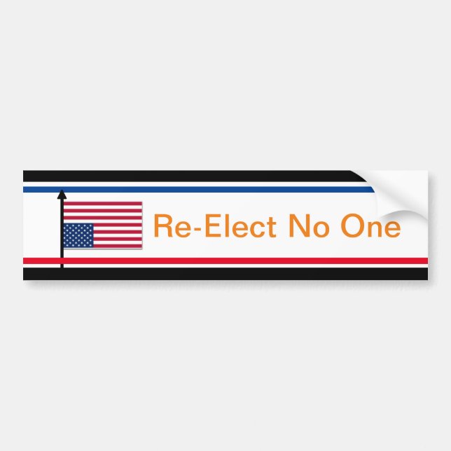 Geen Bumpersticker herkiezen (Voorkant)