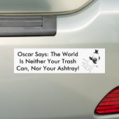 Geen Bumpersticker strooien (Op auto)