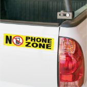 Geen Bumpersticker telefoonzone (Op Truck)