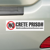 Geen Bumpersticker van de Kreta-gevangenis (Op auto)