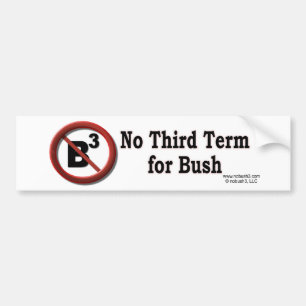 Geen Bumpersticker voor derde termijn