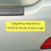Geen bumpersticker voor te dicht volgen (Op auto)