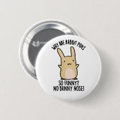 Geen Bunny Neus Grappige Konijn Puns Ronde Button 5,7 Cm (Voorkant /achterkant)