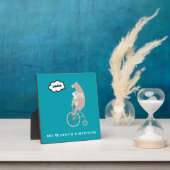 Geen Bunny's Luisterende Whimsical Funny Illustrat Fotoplaat (Insitu)