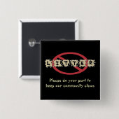 Geen Button strooisel (Voorkant /achterkant)