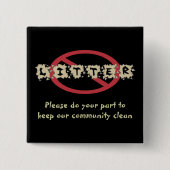 Geen Button strooisel (Voorkant)