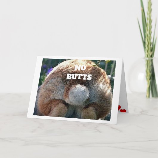 GEEN "BUTTS OVER HET" U bent ***LOVED** Feestdagen Kaart (Voorkant)