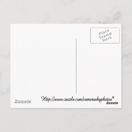 Geen cadeaukaart briefkaart (Achterkant)