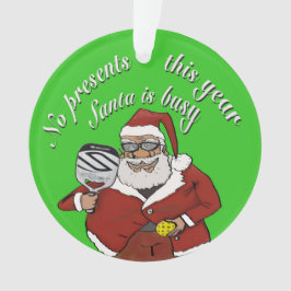 Geen Cadeaus dit jaar, de kerstman is druk Ornament