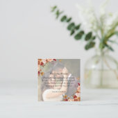 Geen cadeautjes alsjeblieft, let op huwelijkscadea informatiekaartje (Staand voorkant)