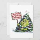 Geen Cadeautjes Stelen Kaart (Achterkant)