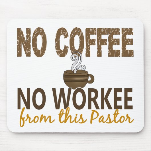 Geen café zonder workee muismat (Voorkant)