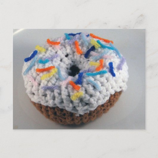 Geen Calorie Donut. Briefkaart (Voorkant)