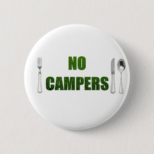 Geen Campers Button (Voorkant)