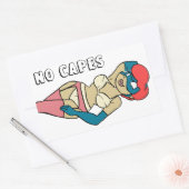 Geen Capes II Superheroine Pin-Up Sticker (Envelop)