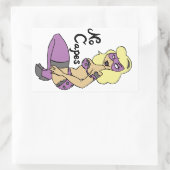 Geen Capes Superheroine Pin-Up Sticker (Tas)