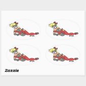 Geen Capes V Superhero/Supervillain pin-up sticker (Vel)