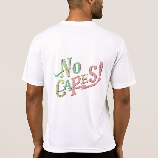 Geen capsules t-shirt (Achterkant)