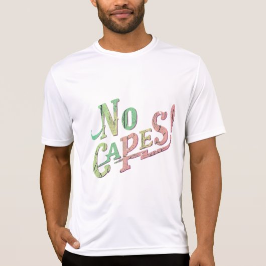 Geen capsules t-shirt (Voorkant)