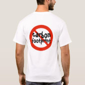 GEEN Carbon FootPrint - Gepersonaliseerd T-shirt (Achterkant)