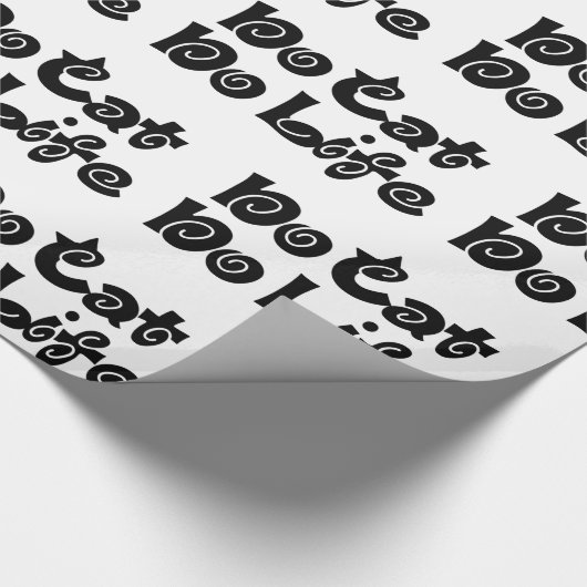 Geen Cat No Life Cadeaupapier (Hoek)