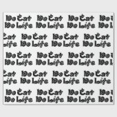Geen Cat No Life Cadeaupapier (Vlak)