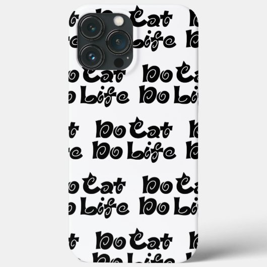 Geen Cat No Life Case-Mate iPhone Case (Achterkant)
