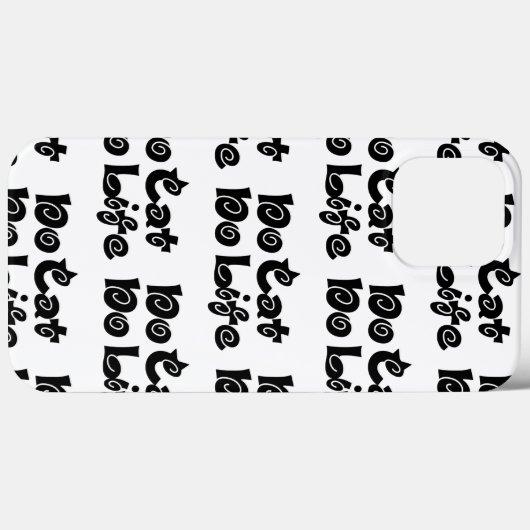 Geen Cat No Life Case-Mate iPhone Case (Achterkant (horizontaal))