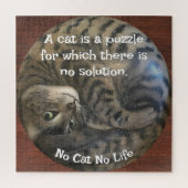 Geen Cat No Life Legpuzzel (Verticaal)