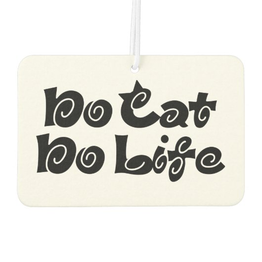 Geen Cat No Life Luchtverfrisser (Achterkant)