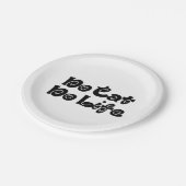 Geen Cat No Life Papieren Bordje (Gekanteld)