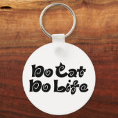 Geen Cat No Life Sleutelhanger (Voorkant)