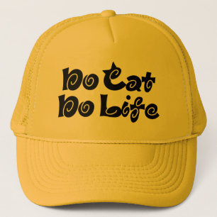 Geen Cat No Life Trucker Pet