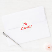 Geen Catcalls Stickers (Envelop)
