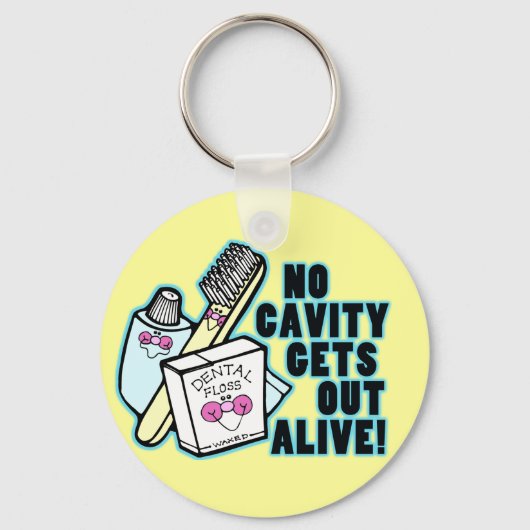 Geen Cavity haalt zijn leven uit Sleutelhanger (Voorkant)