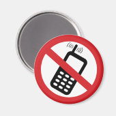 Geen celtelefoons magneet (Voorkant / Achterkant)