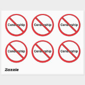 Geen Censorship Sticker (Vel)