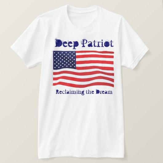 Geen Cheap Patriot hier! T-shirt (Design voorkant)