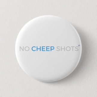 Geen Cheep Shots T-Shirt Button White