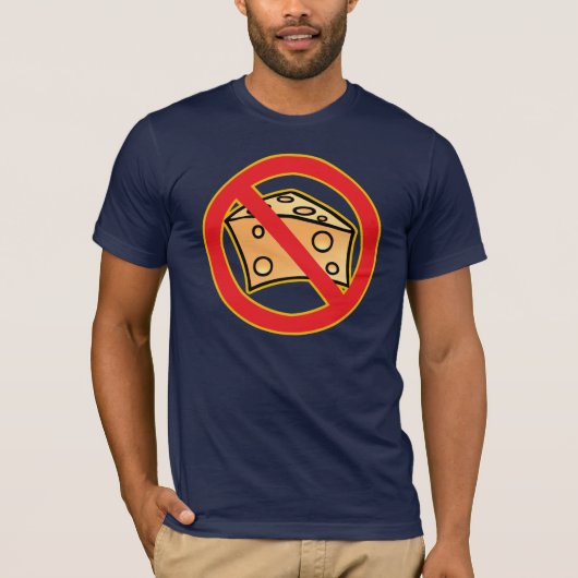 Geen Cheesehead. T-shirt (Voorkant)