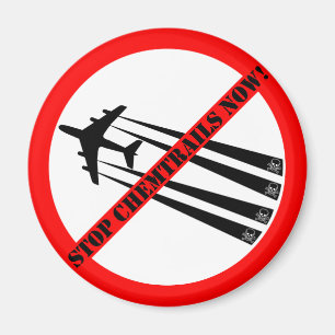 Geen chemtrails magneet